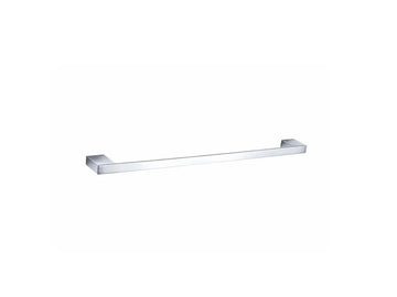 Alpha 450mm chrome towel rail white wall mounted modern bathroom towel bar
